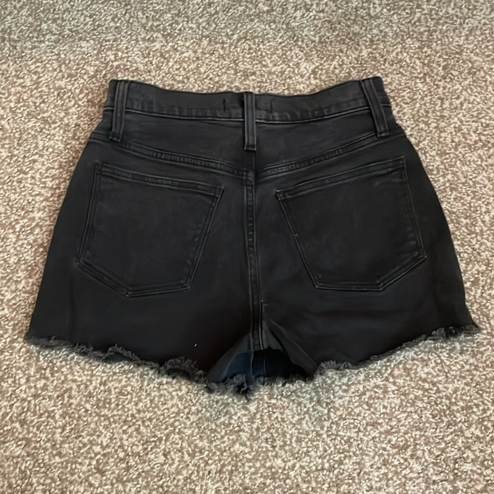 Madewell High Waist Button Fly Denim Shorts - Picture 2 of 5